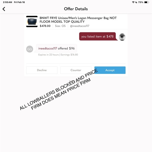 BNWT FRYE Unisex/Men’s Logan Messenger Bag NOT FLOOR MODEL TOP QUALITY - Picture 12 of 16